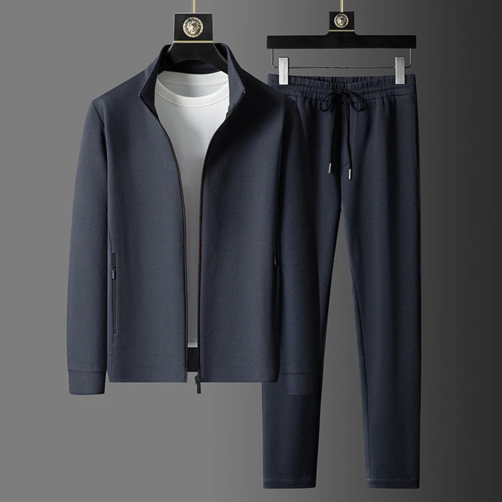 Alexander Hampton | Axton Performance Tracksuit Set Gray Men’s L Large
